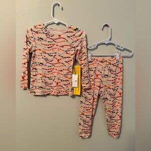 Pink Chicken Bamboo Pajama Set